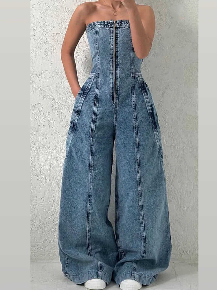 Rosa | Tweedelige denim set voor dames - foto 6