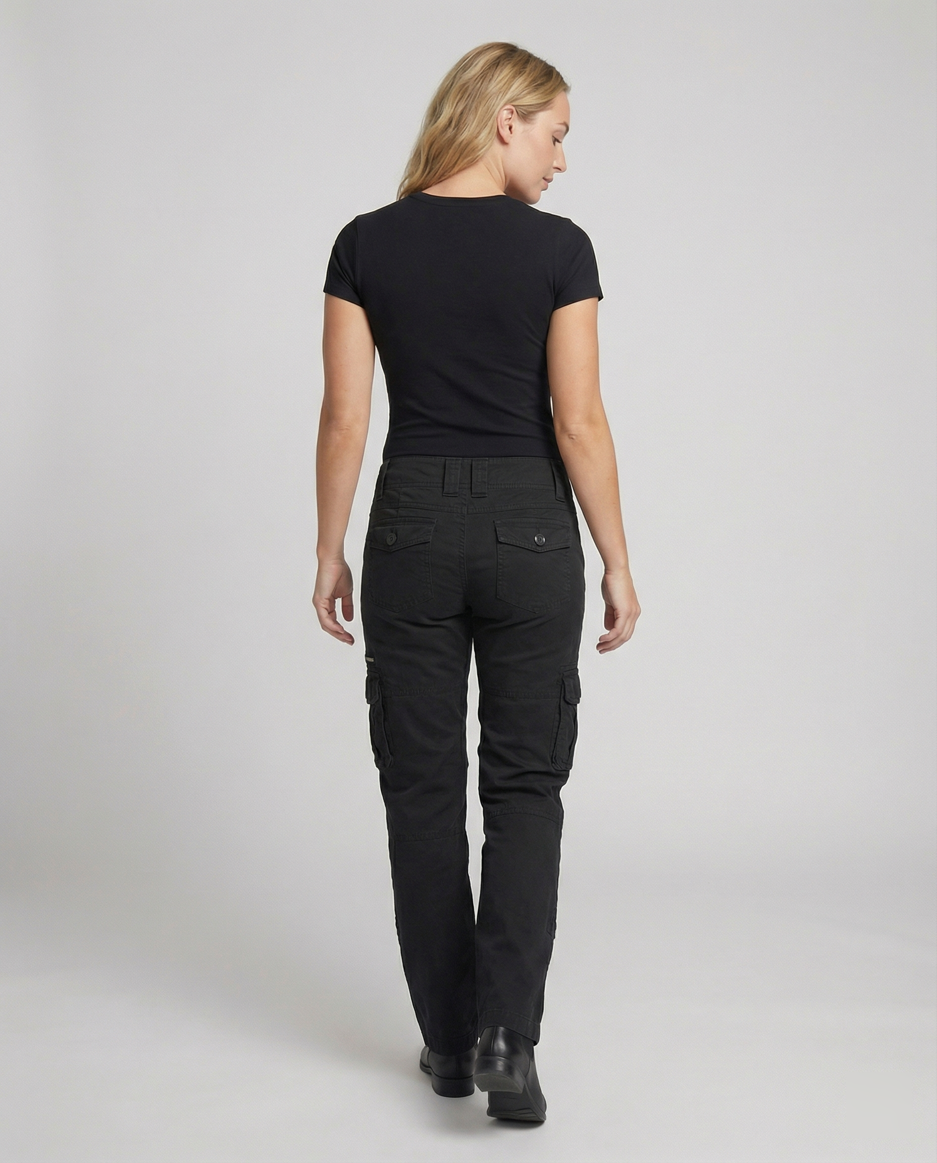Sabine | Cargo broek voor dames met zakken - view 7