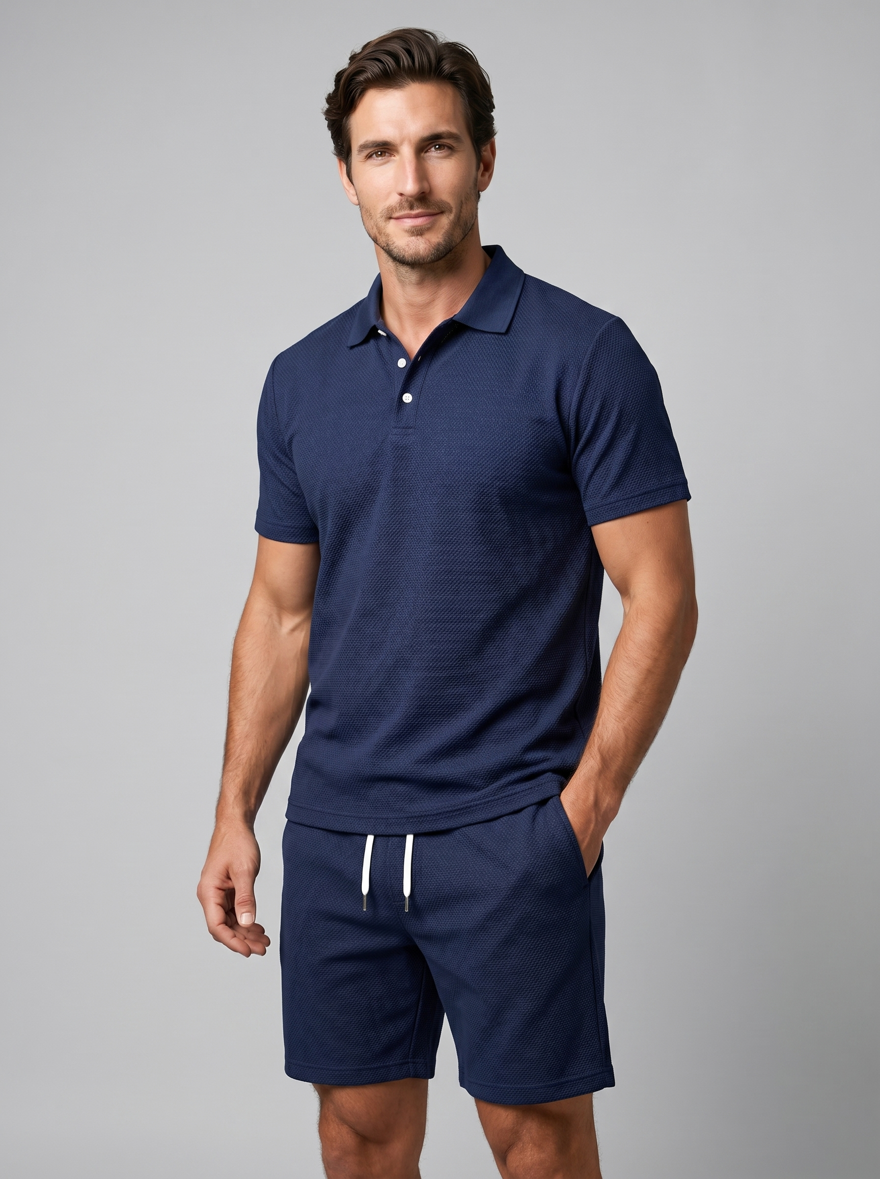 Sam | Polo en shorts set voor heren - view 9