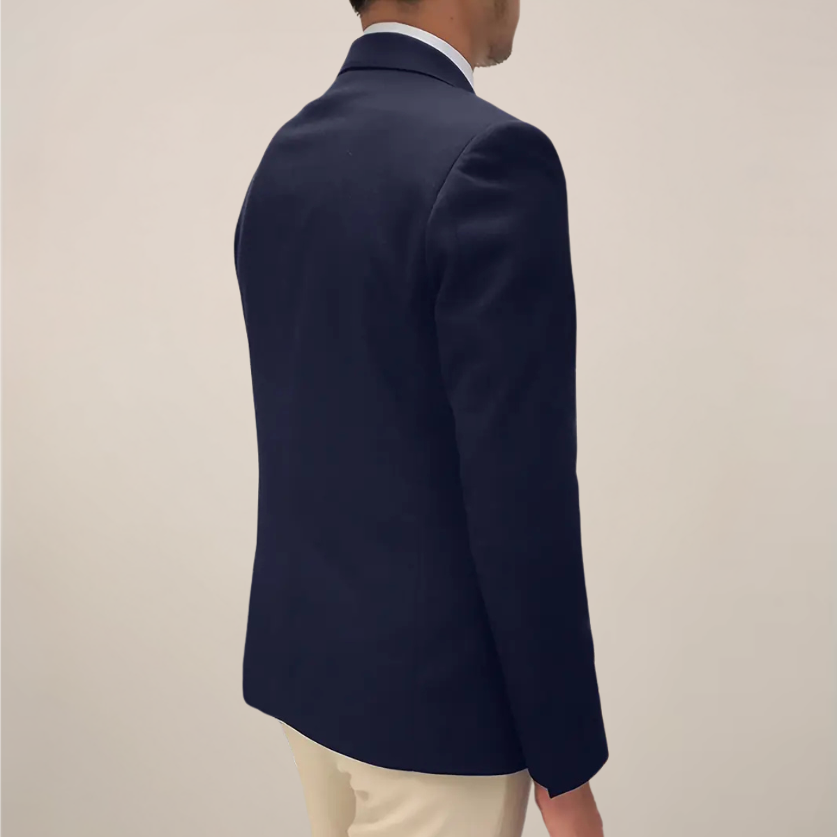 Sander | Heren blazer met notch-revers en gouden knopen - view 3