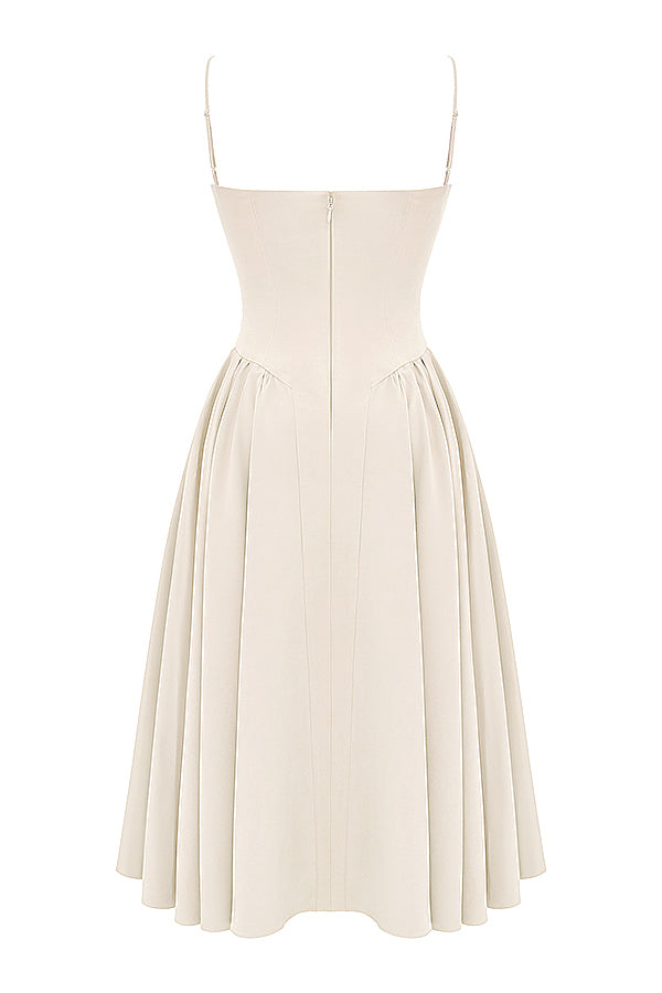 Soraya Dress - Elegante Corset Midi Jurk