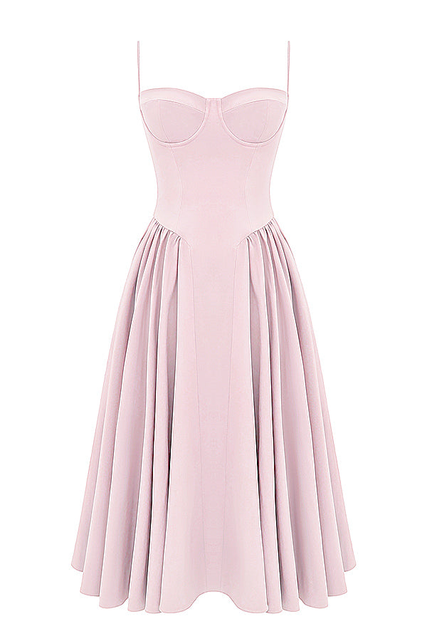 Soraya Dress - Elegante Corset Midi Jurk