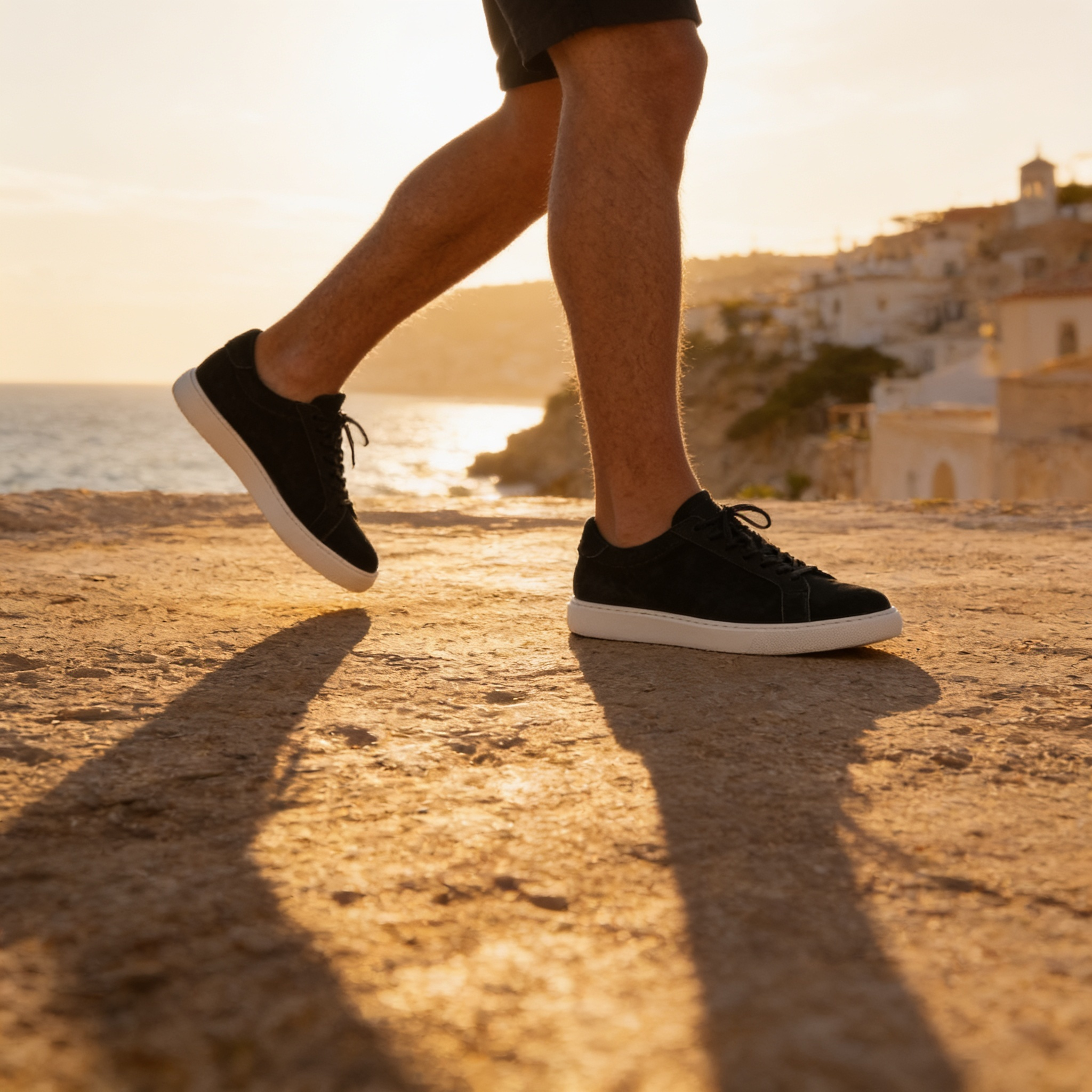 Sem | Lage suède sneakers voor heren - view 15