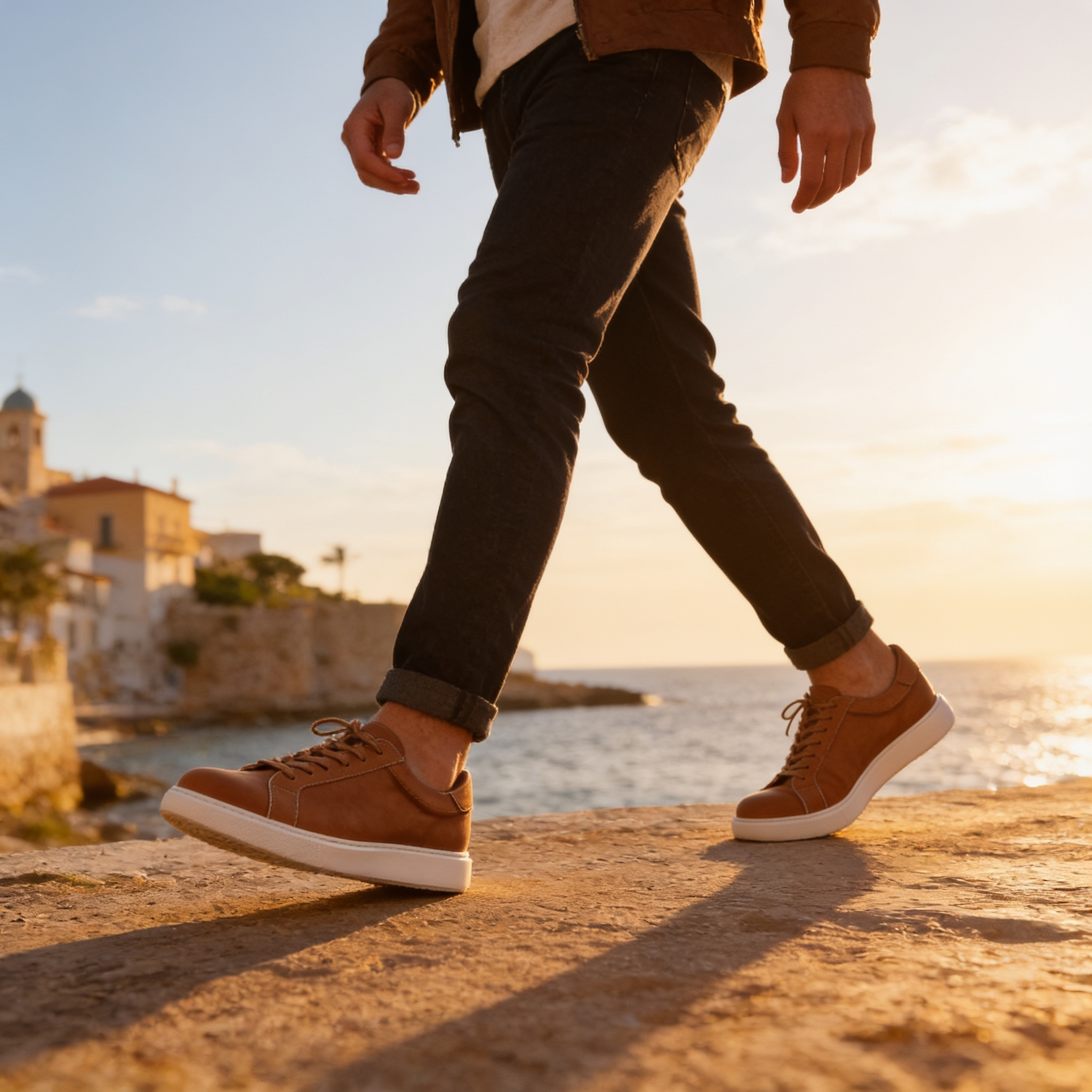 Sem | Lage suède sneakers voor heren - view 30