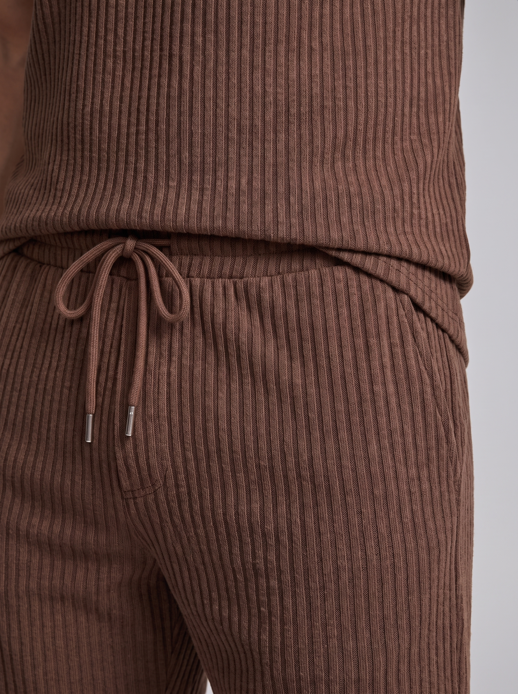 Sjoerd | Geribbelde polo set voor heren - view 17