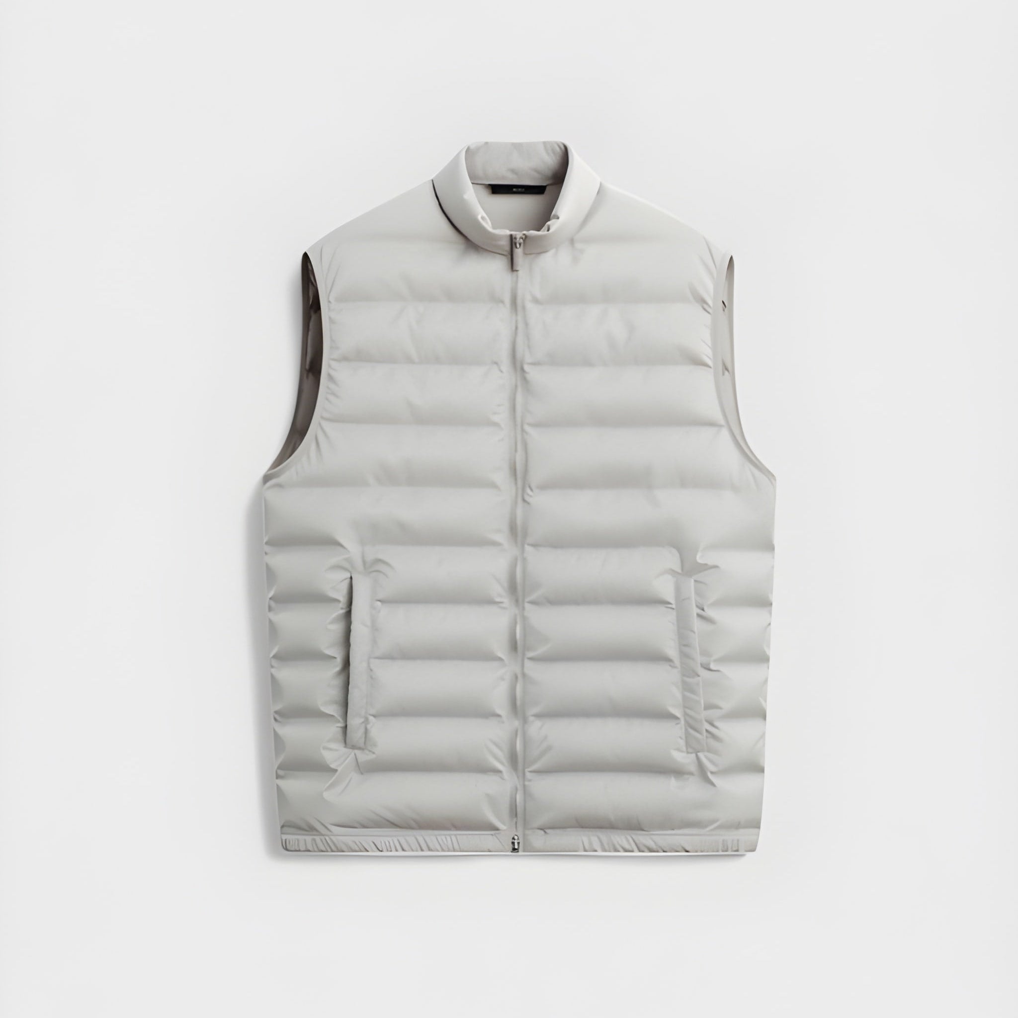 Stijn | Gewatteerde bodywarmer voor heren - Grijs