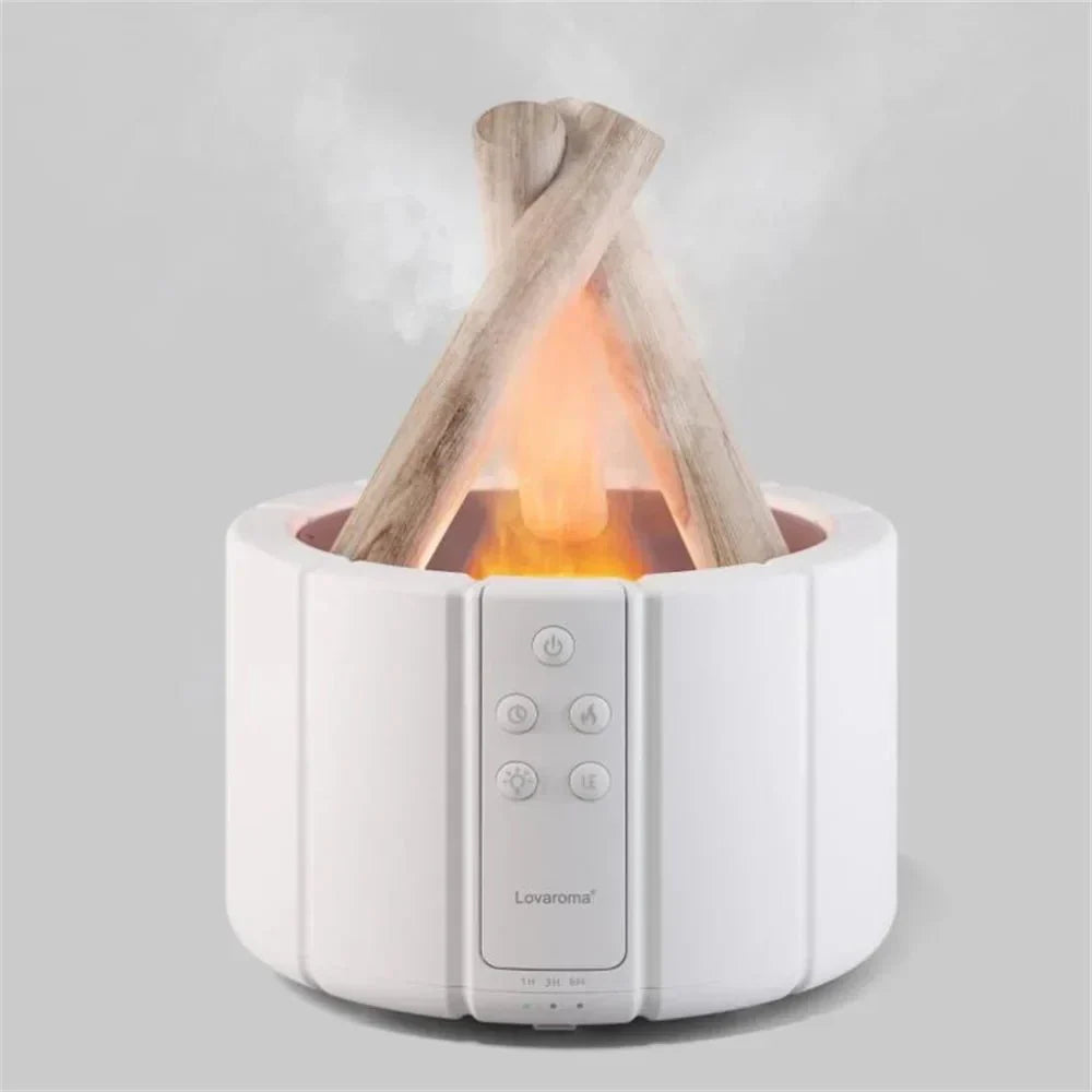 Stijn | Sfeerlamp met vlameffect en aroma diffuser - foto 3