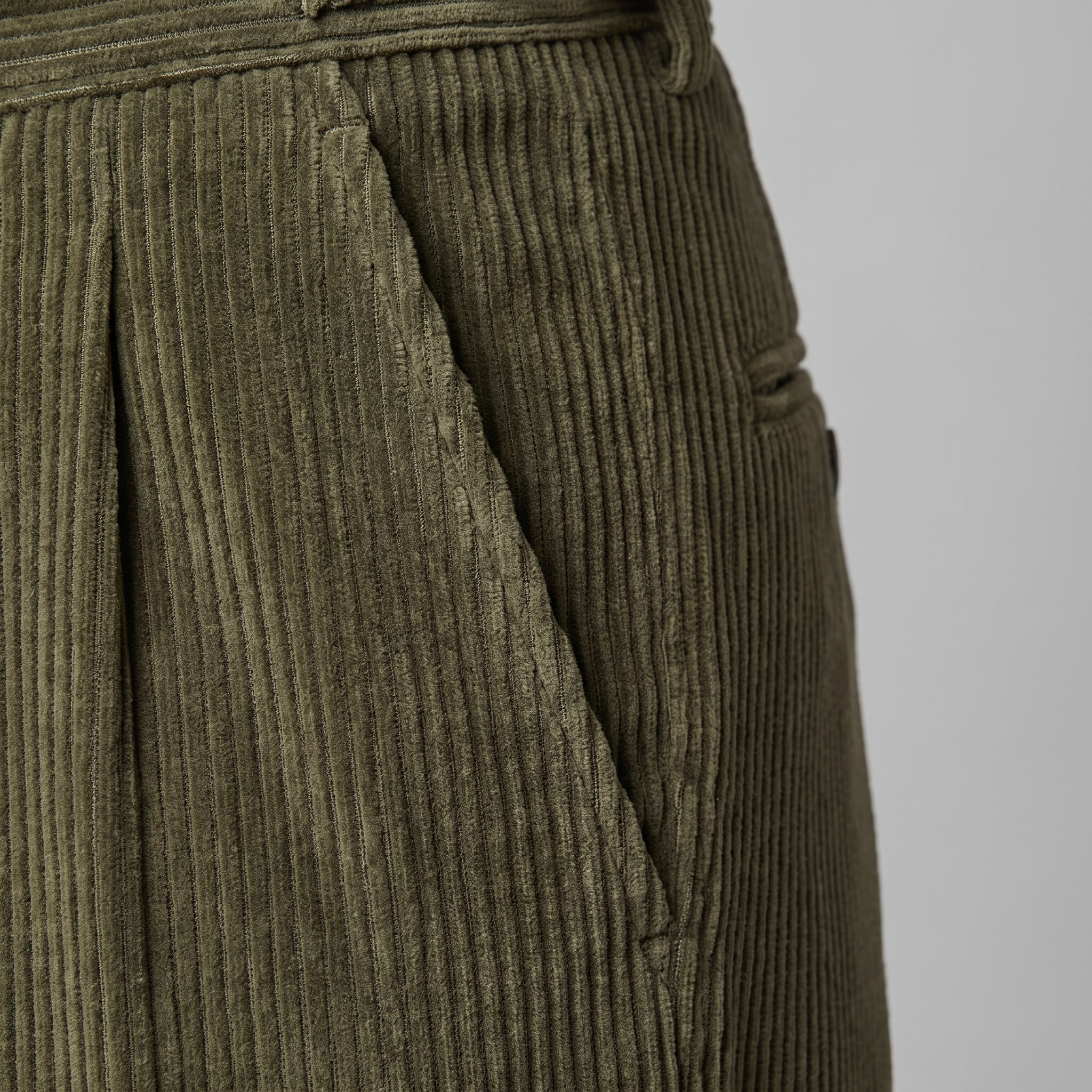 Sven | Corduroy broek met bandplooi voor heren - view 21