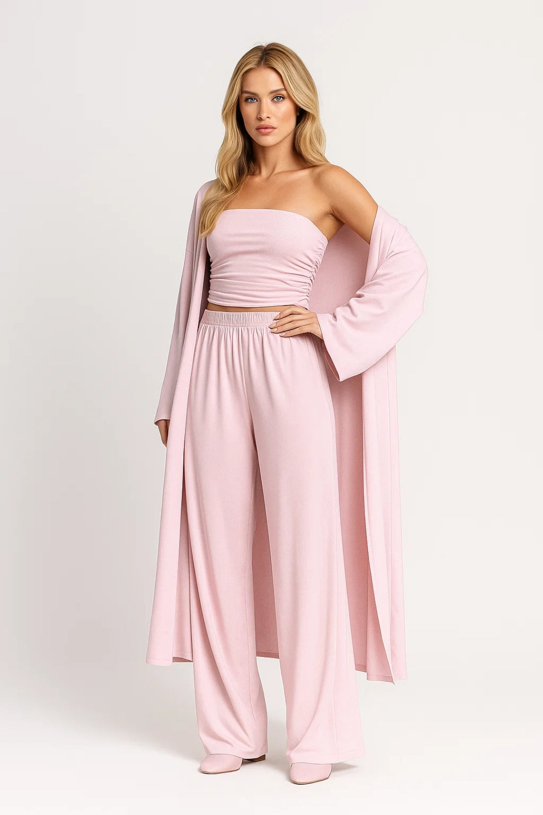 Tess | Driedelige co-ord set voor dames - Wit