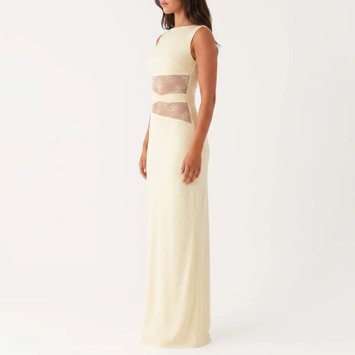 Tess | Kanten maxi jurk voor dames - view 12