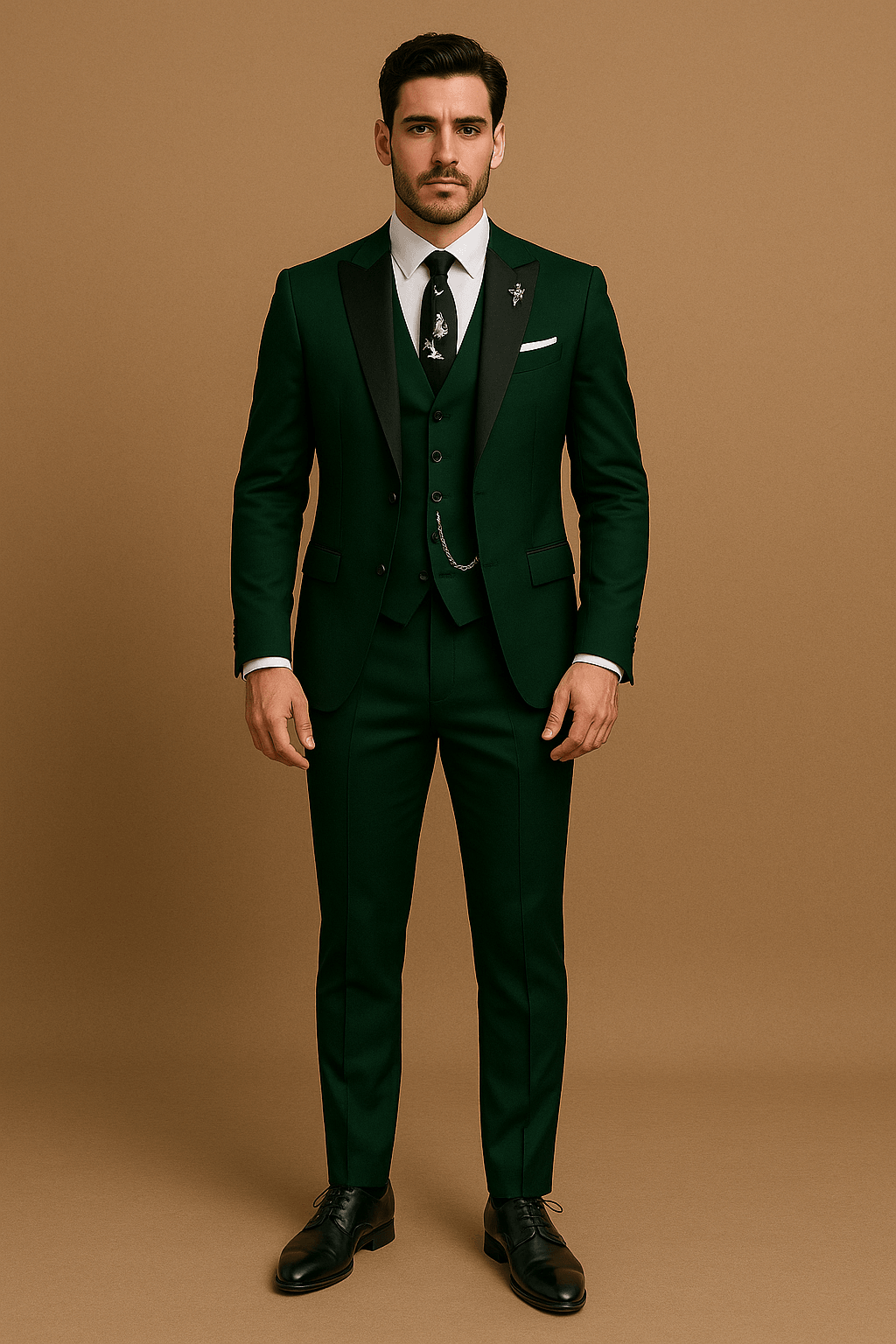 Thijmen | Slim fit 3-delig pak voor heren - view 9