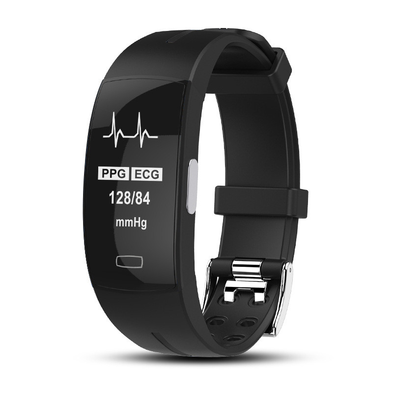 Thijs | Smartwatch sporthorloge met activiteitstracker - Zwart en wit