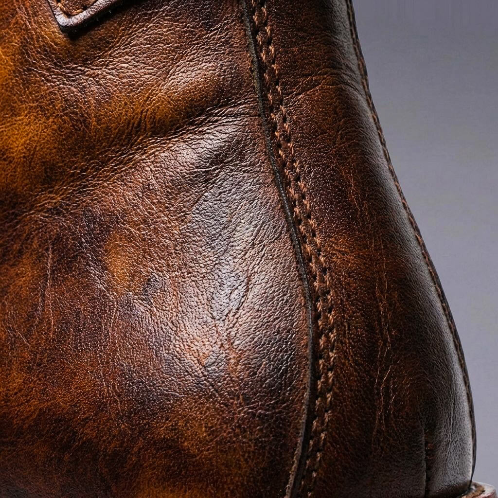 Tijmen | Leren veterboots voor heren - view 4