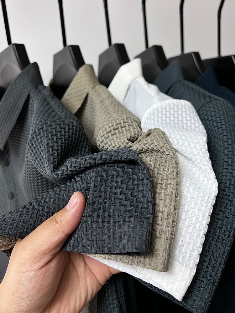 Tijmen | Poloshirt heren met korte mouw en knoopsluiting - view 7