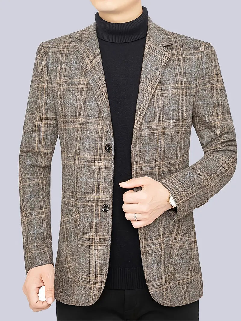 Tobias | Geruite blazer voor heren - view 3