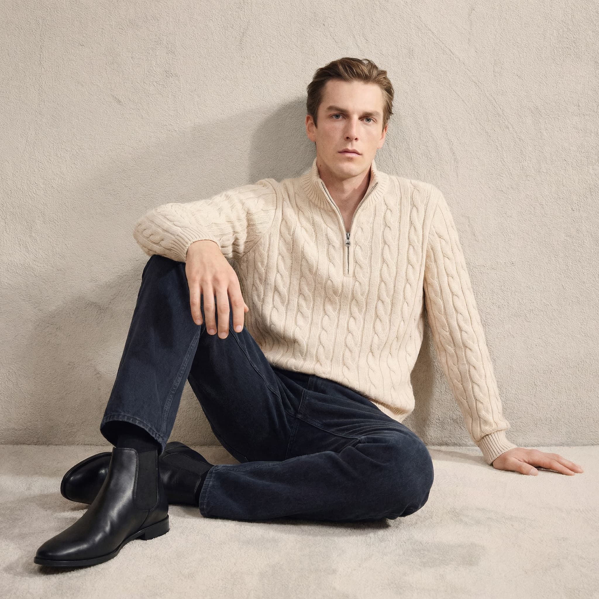 Wessel | Leren chelsea boots voor heren - view 6