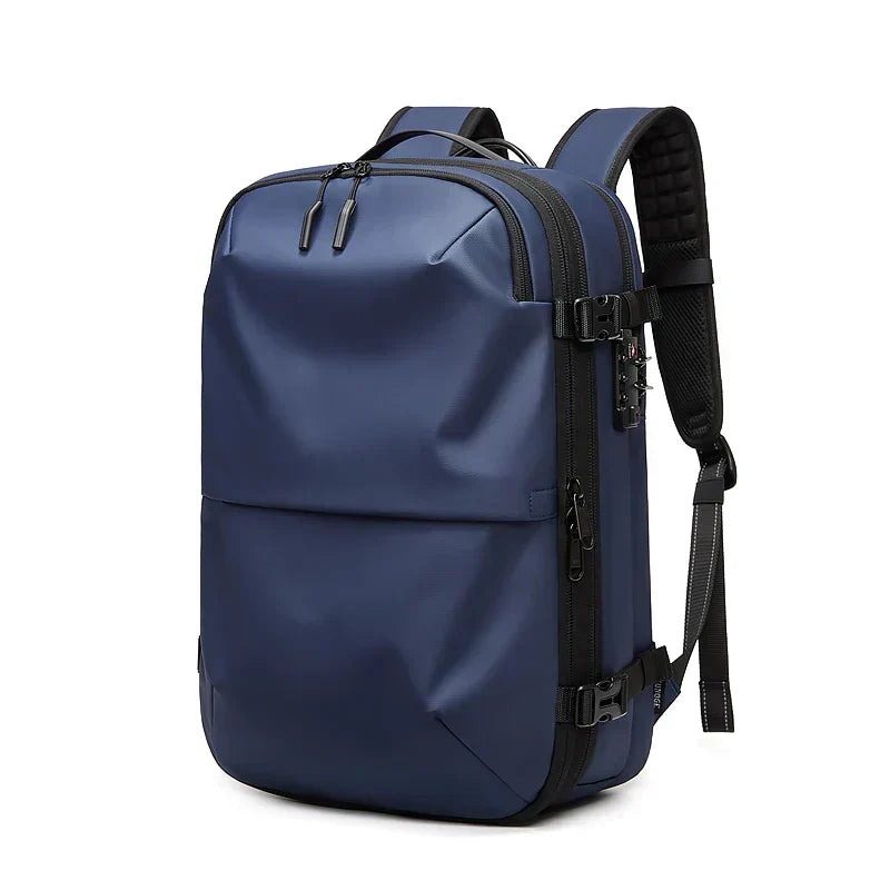 Wilbert | Anti-diefstal rugzak met vacuümcompressie, 60L - Blauw