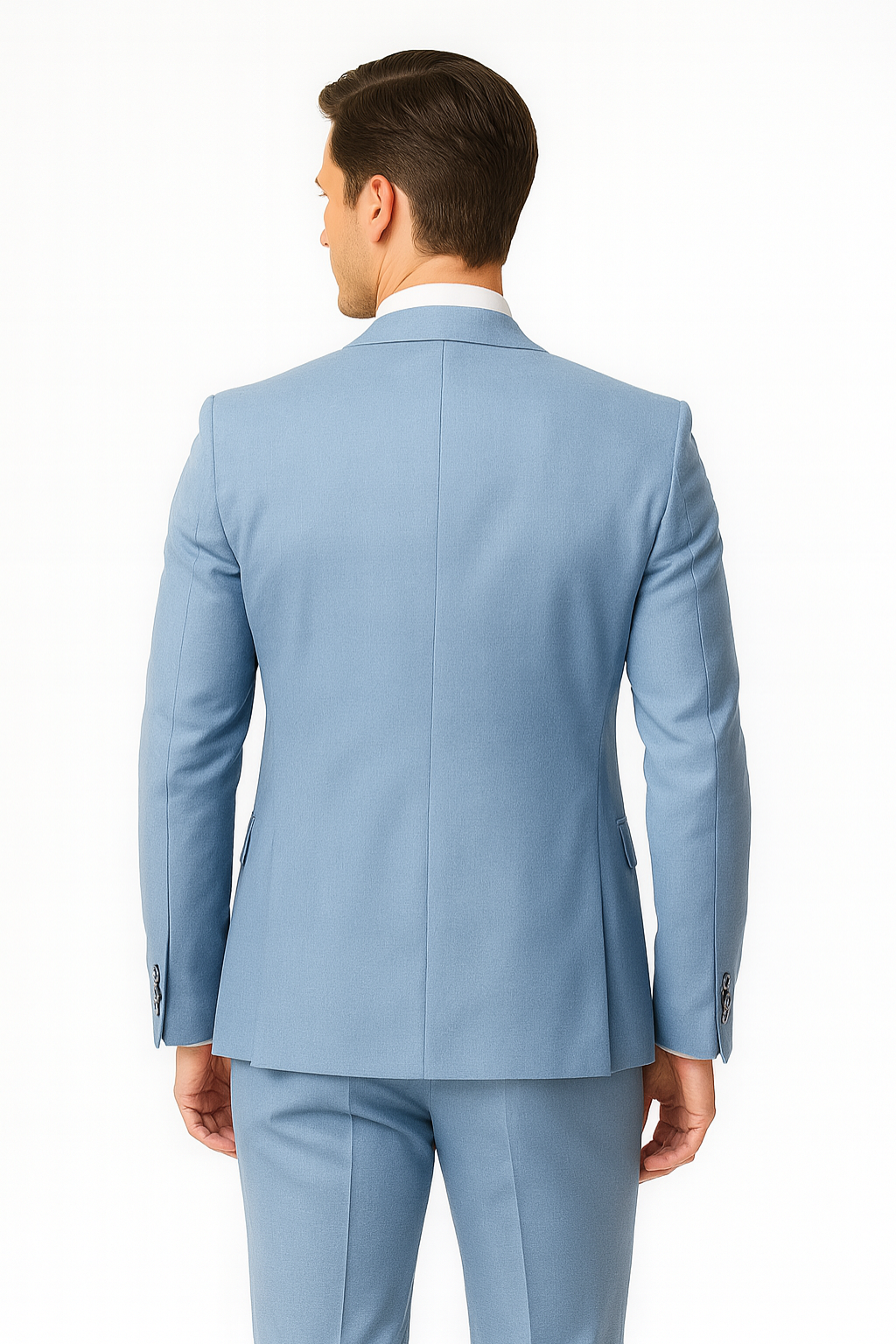 Wim | Tweedelig slim fit kostuum voor heren - view 4