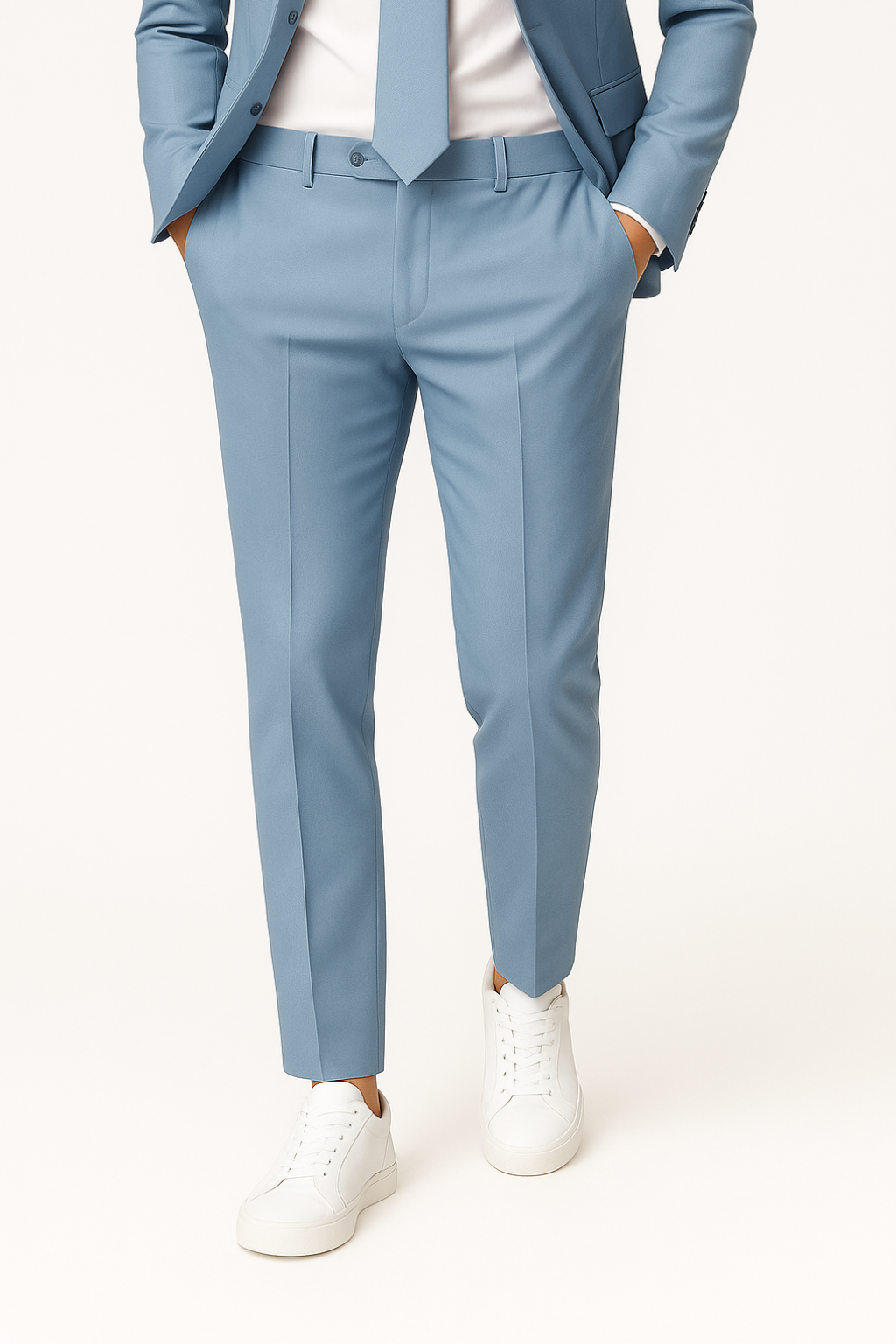 Wim | Tweedelig slim fit kostuum voor heren - view 5