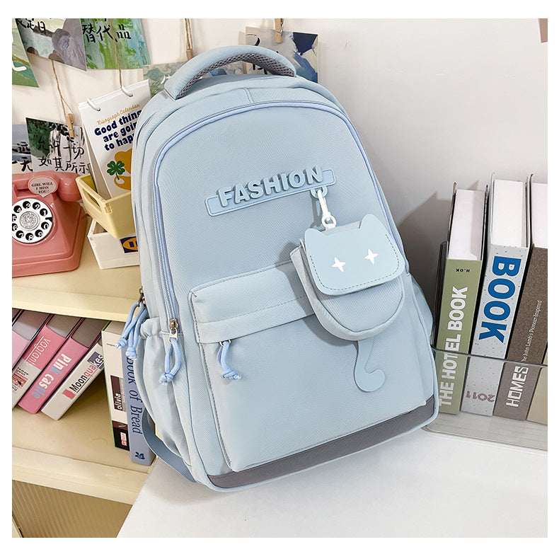 Xander | Rugzak voor school met laptopvak - Blauw