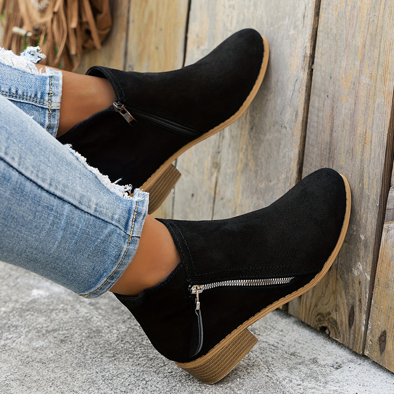 Yara | Enkellaarsjes voor dames met rits - view 19