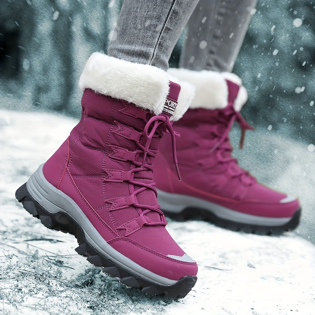 Yara | Warme gevoerde winterlaarzen voor dames - foto 11