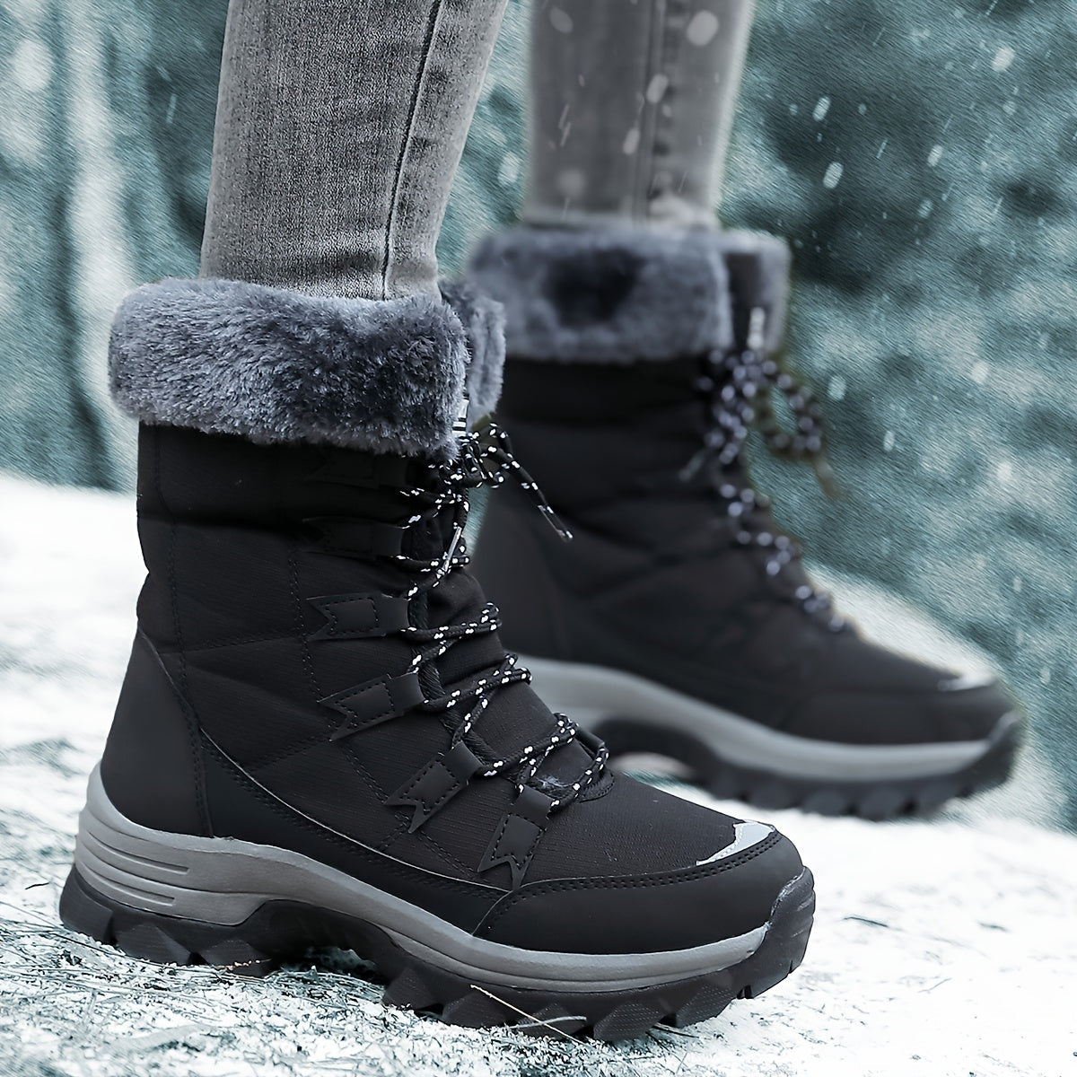 Yara | Warme gevoerde winterlaarzen voor dames - foto 8