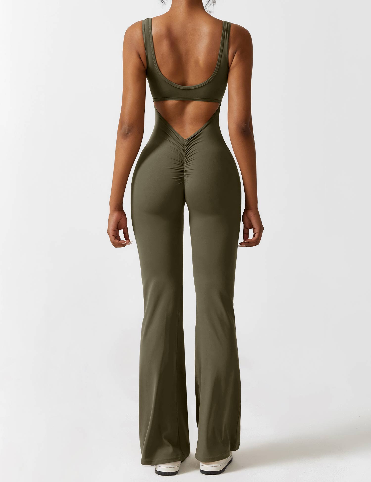 Monique's Flared Jumpsuit - Stijvol met stretch