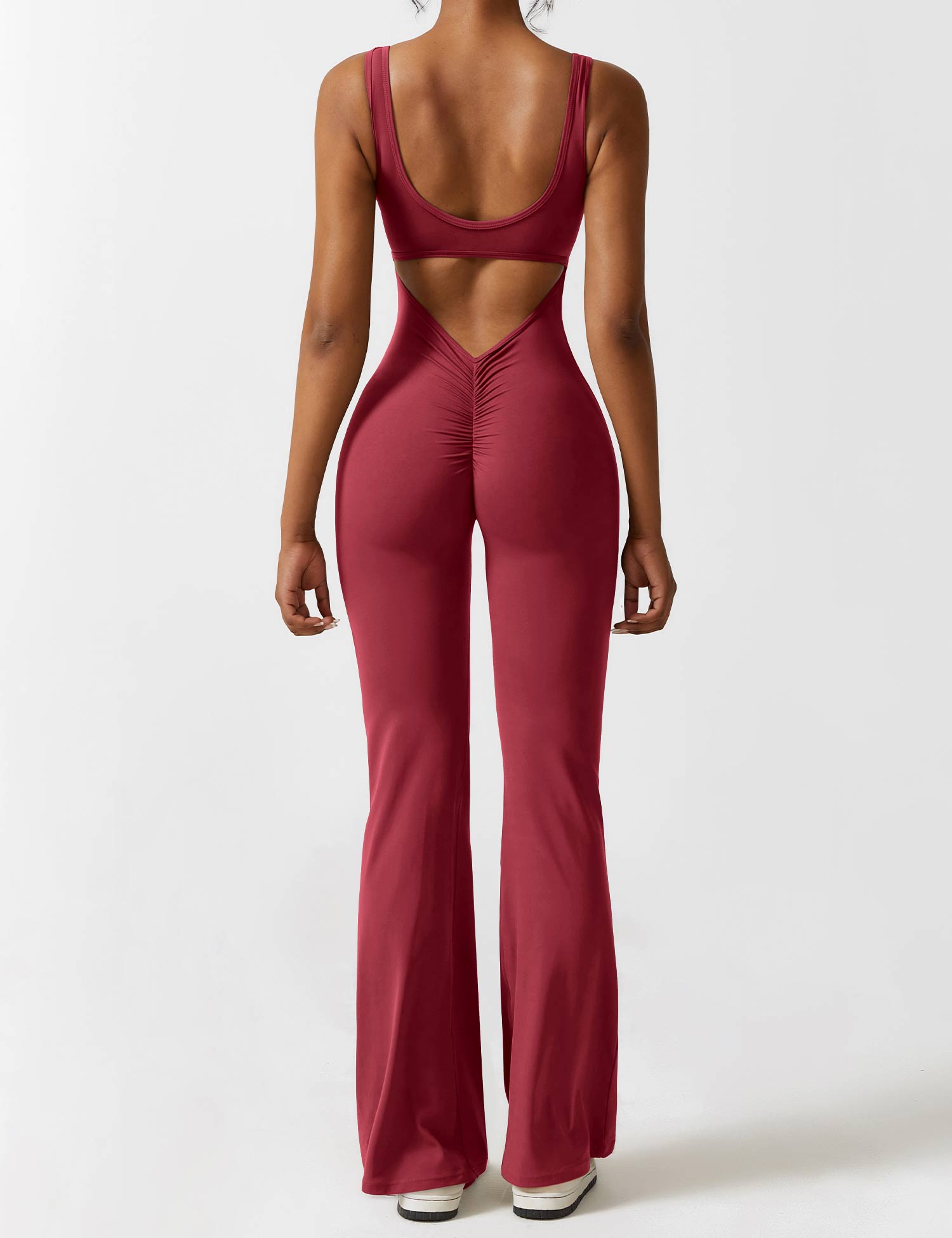 Monique's Flared Jumpsuit - Stijvol met stretch