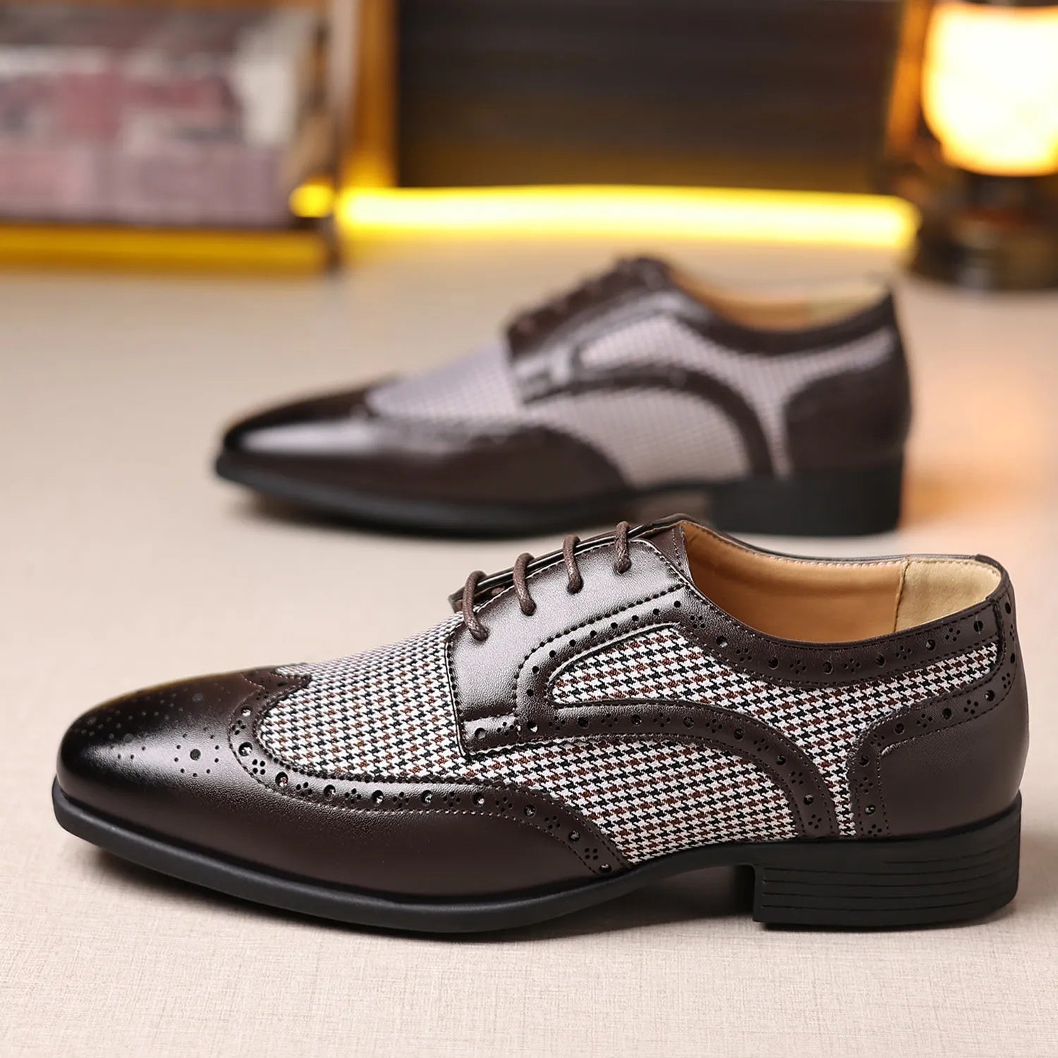 Youri | Nette brogue schoenen voor heren - view 5
